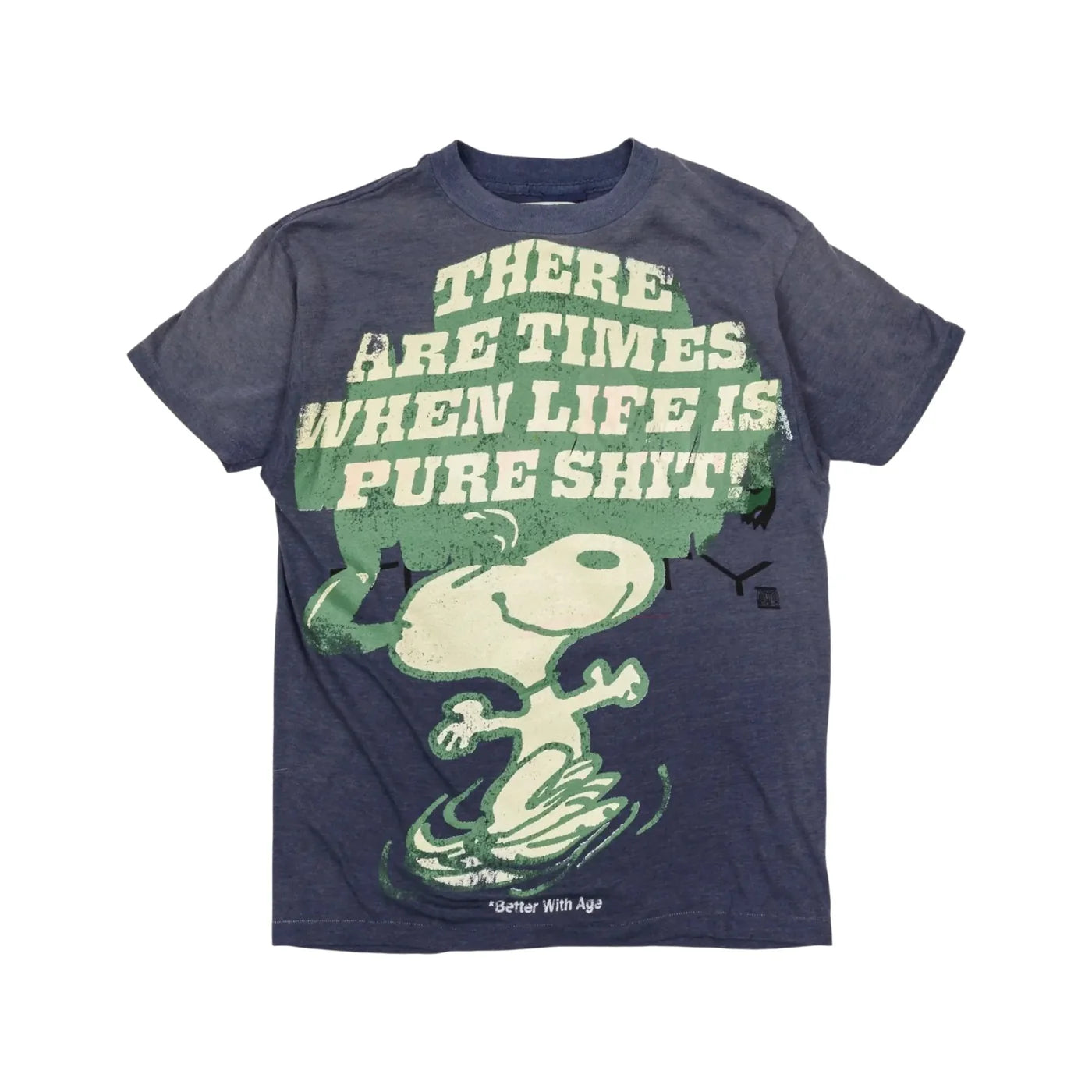 Better With Age "Loosey" Navy T-Shirt