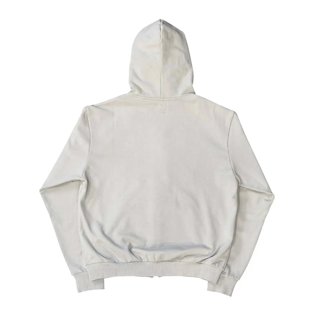 Bottega Desires "Tech" Grey Zip-Up Hoodie