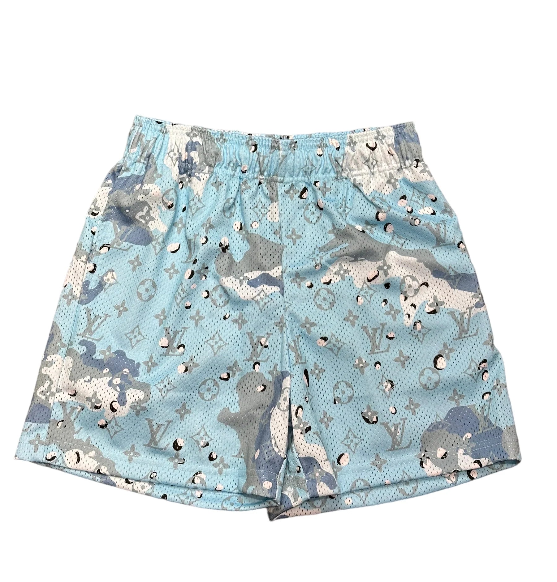 Bravest Studios "LV Ice Camo" Mesh Shorts