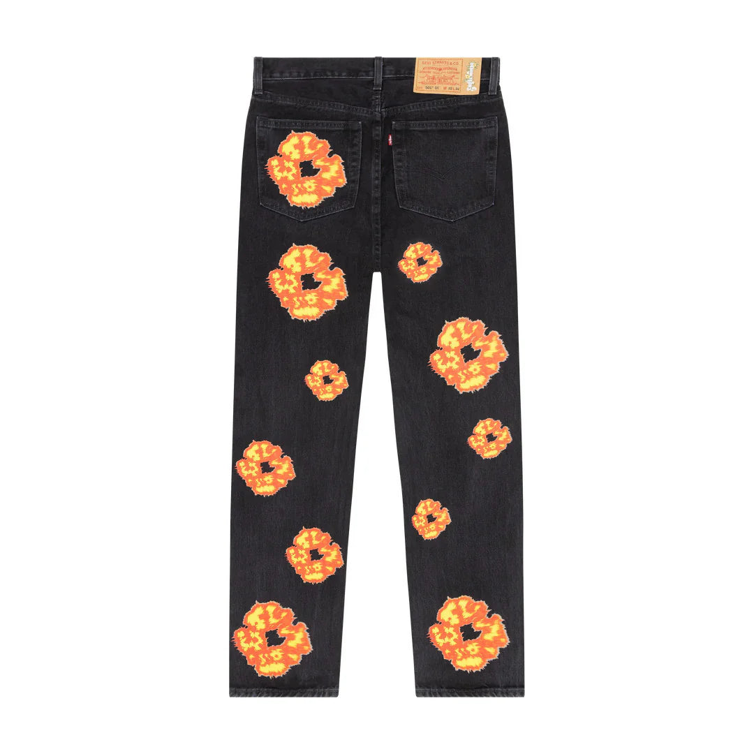 Denim Tears "Offset Tears" Black Jeans