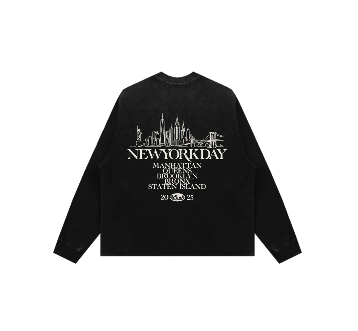 A New York Day "Dreamers" Long Sleeve Thermal (Black)