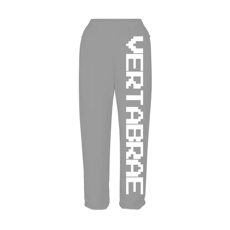 Vertabrae Grey/White Sweat Pants