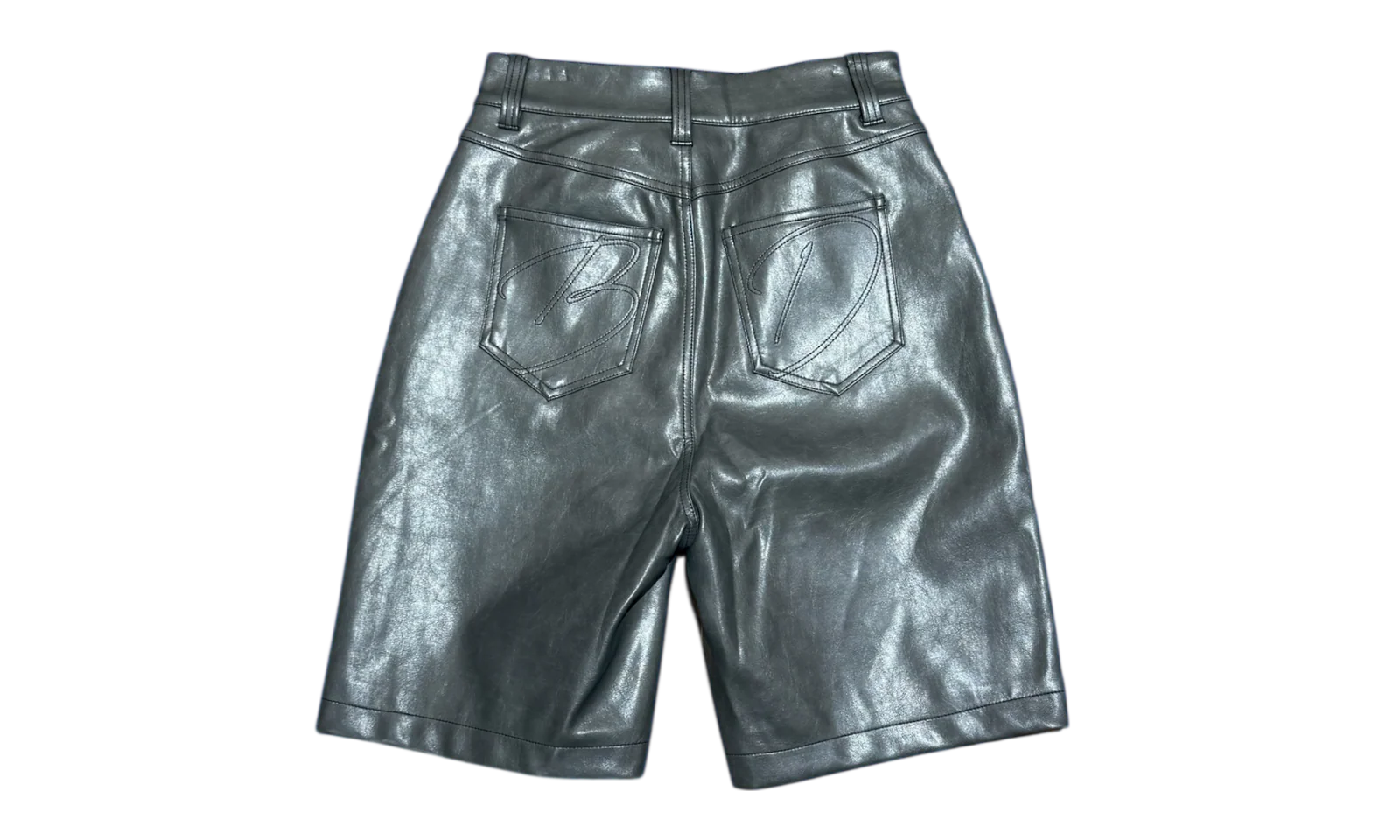 Bottega Desires "Leather" Grey Shorts