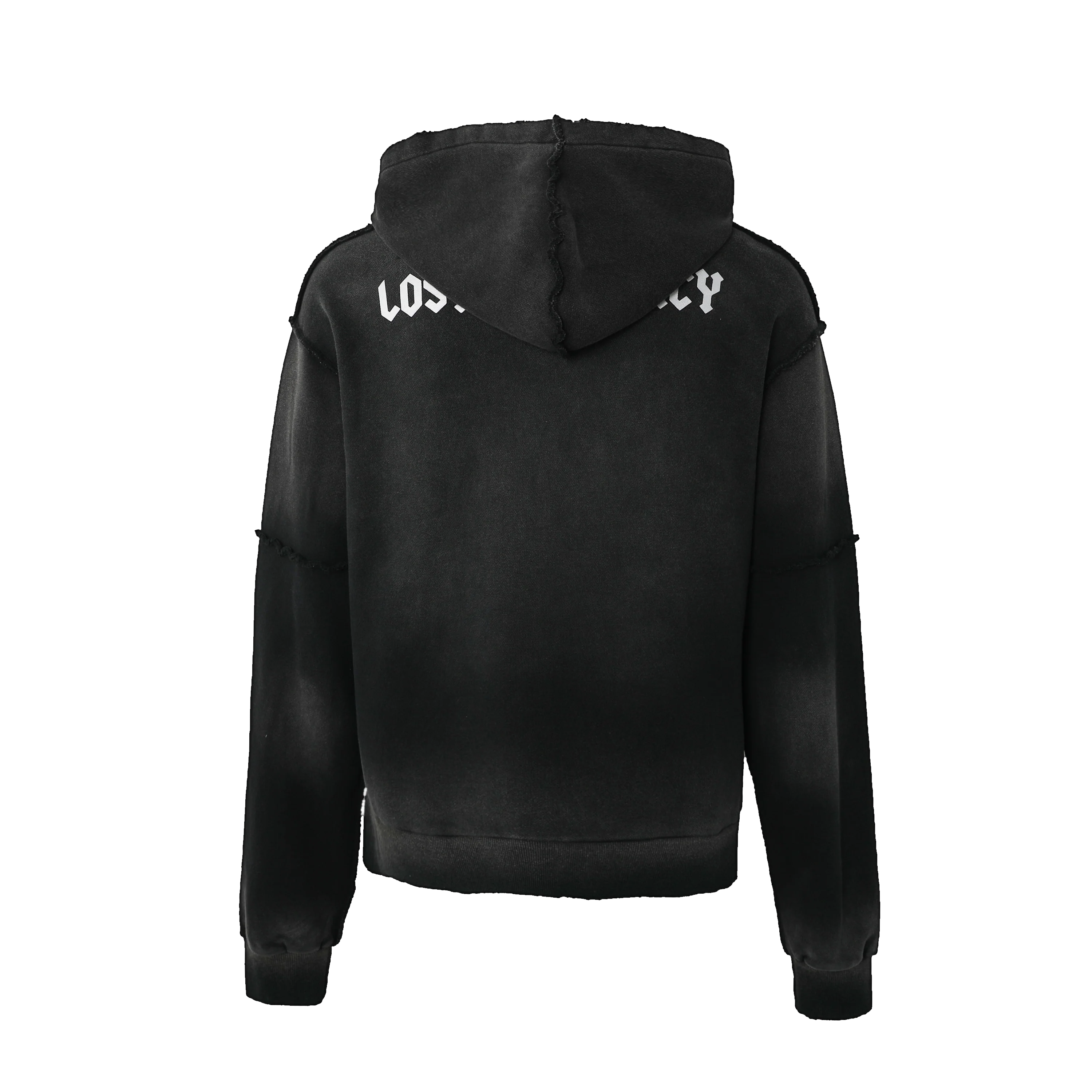 Kids Lost Intricacy "Black Washed" Zip-Up Hoodie
