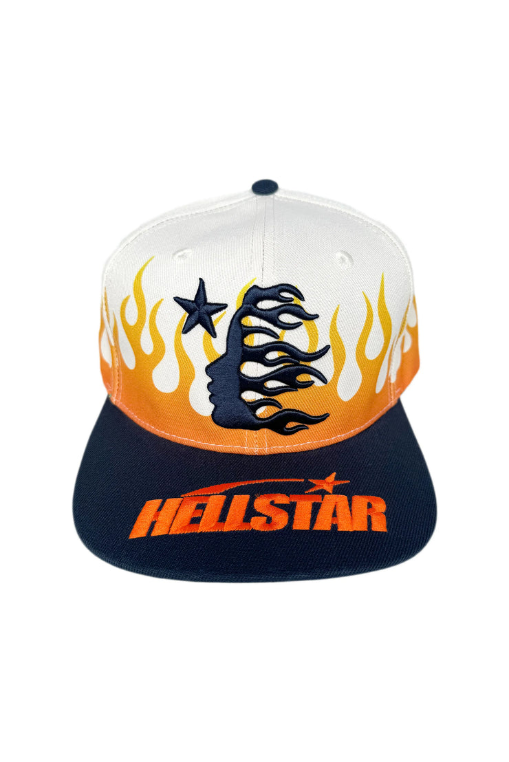 Hellstar Flame Vintage Snapback