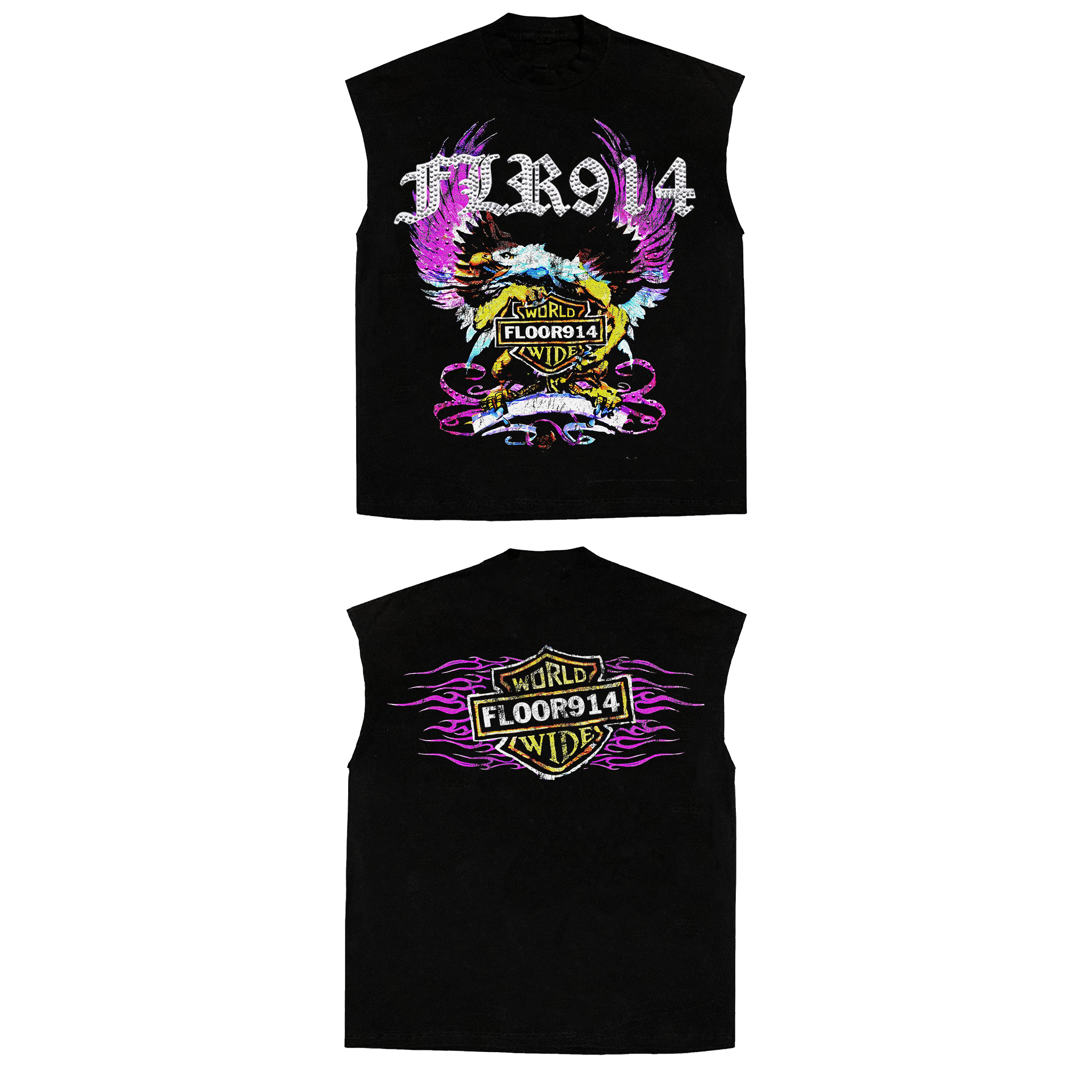 Floor 914 "SkyStricker" Sleeveless T-Shirt