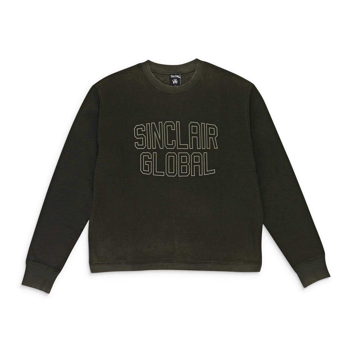 Sinclair Distressed Crewneck (Hunter Green)