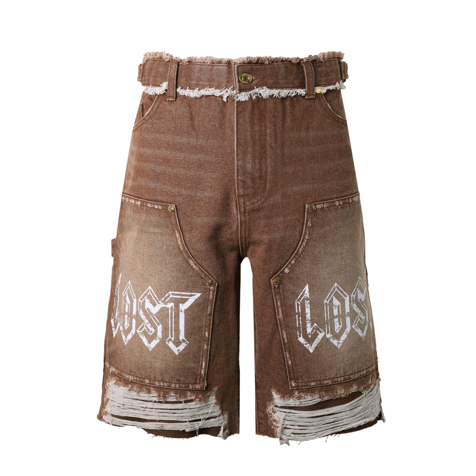 Lost Intricacy "Sandstorm" Carpenter Jean Shorts