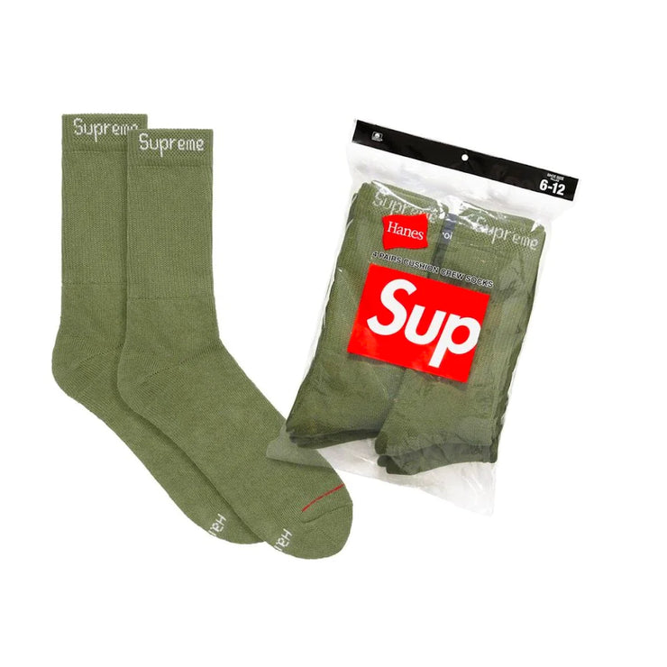 Supreme Socks Olive