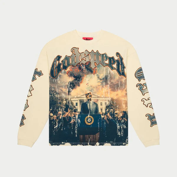 Godspeed "V.O.D 2024" Bone Long Sleeve Shirt
