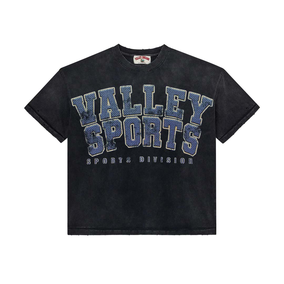 Vale "Sports Division" Black T-Shirt