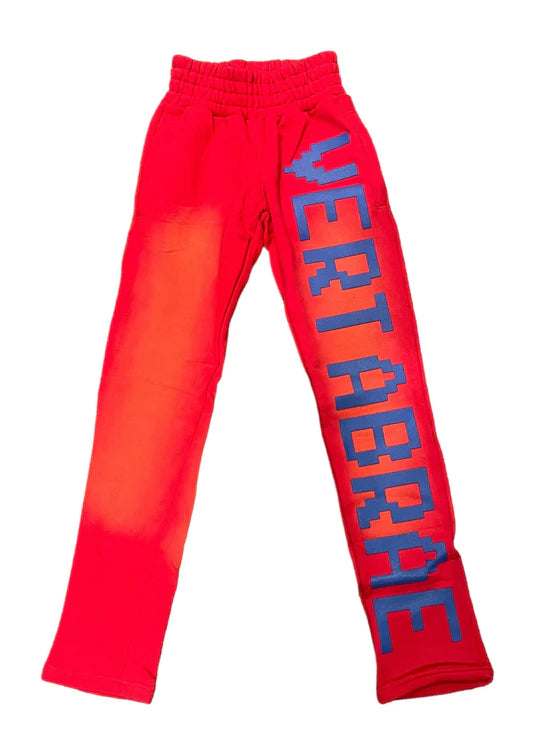 Vertabrae Red/Blue Sweat Pants