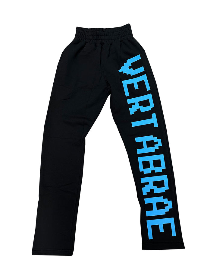 Vertabrae Black/UNC Blue Sweat Pants
