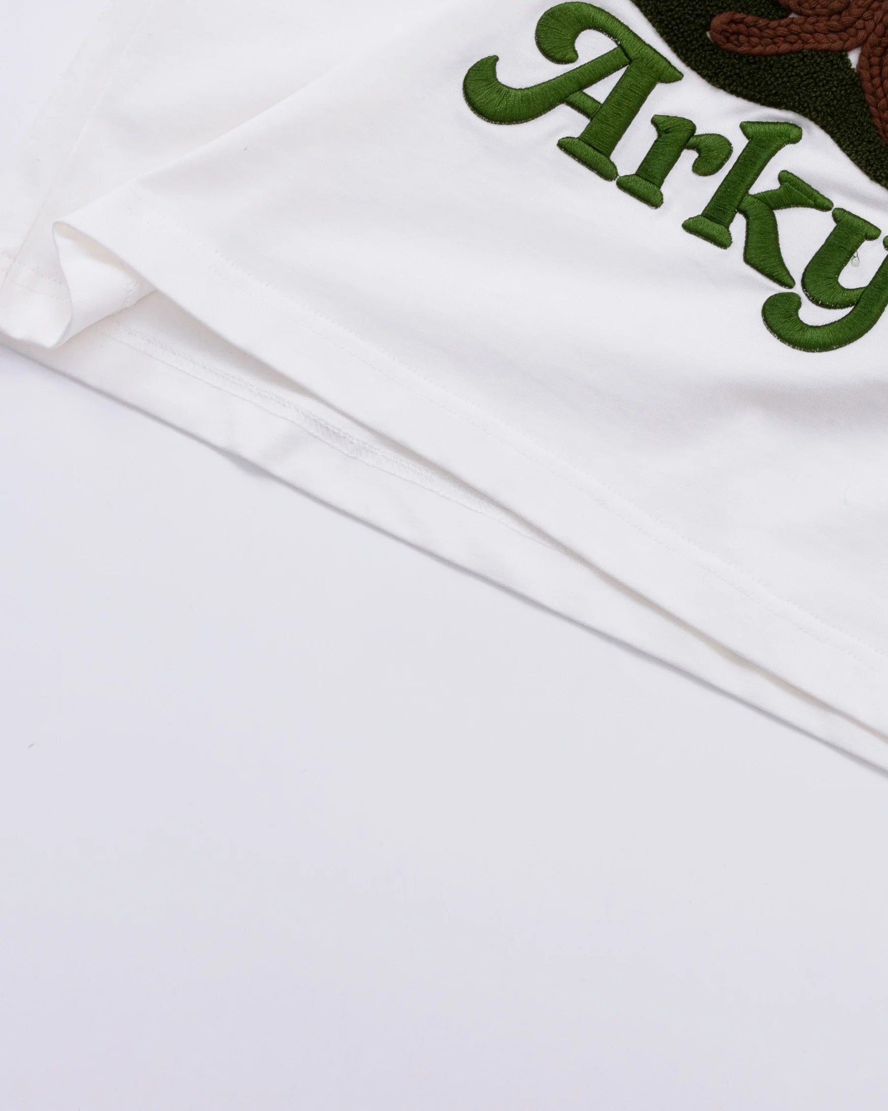 Arkyve "Crotchet Tree Patch" White T-Shirt